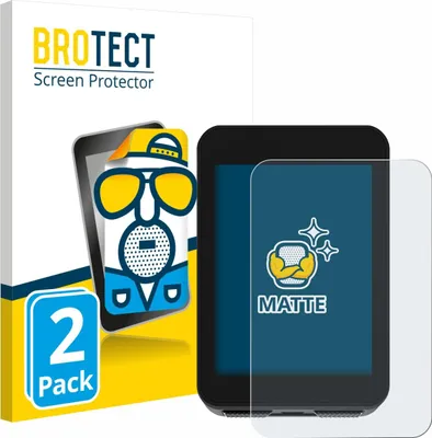 Produktbild von 2x BROTECT Schutzfolie für Bikevee BKV310A 2.4" Displayschutz Displayschutzfolie Folie Matt Entspiegelungsfolie