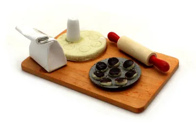 Produktbild von Puppenhaus Weihnachten | Miniatur Backen