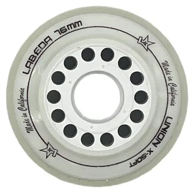 Produktbild von Rollen 4er-SET Labeda Union X-Soft clear 80mm