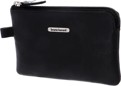 Produktbild von bruno banani Leder Schlüsselmäppchen New York Keyholder Black schwarz