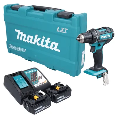 Image de Perceuse-visseuse sans fil Makita DDF 482 RTK 18 V 62 Nm + 2 batteries 5,0 Ah + chargeur + mallette