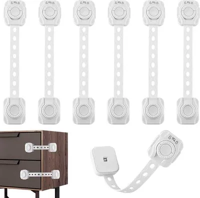Produktbild von Kinderschloss Lade Schloss 6 Stück Baby Sicherheit