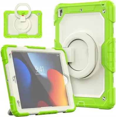 Immagine prodotto di Custodia per iPad 9/8/7 10,2" con supporto e tracolla Verde
