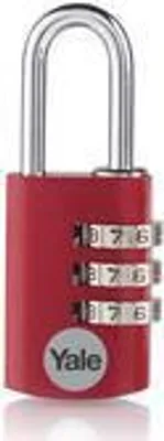 Immagine prodotto di Lucchetto YALE YE3CB/20/121/1/CO 20 mm rosso a combinazione (YE3CB/20/121/1/CO)