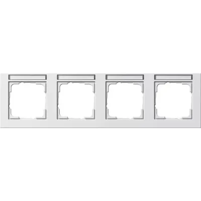 Produktbild von GIRA E2, Weiß, Thermoplast, Schraubenlos, 80,8 mm, 294,7 mm, 9,3 mm