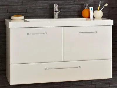 Produktbild von Waschtisch Waschbecken Badschrank Waschplatz Handwaschplatz Badmöbel "Carrie II"
