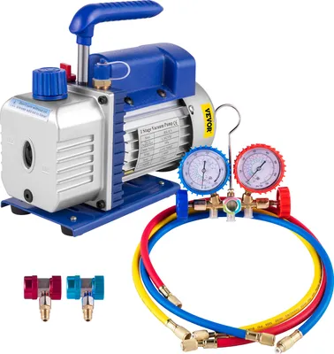Produktbild von VEVOR 1,8CFM 50L/M Pompa próżniowa klimatyzator 2-drożne narzędzie montażowe