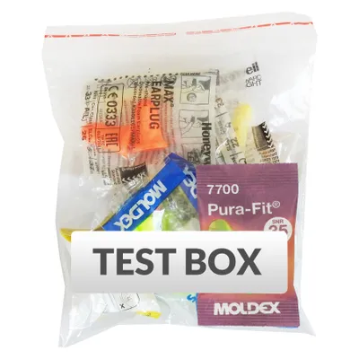 Obrázek produktu pro 3Kamido Test Box Špunty do uší Různé Ochrana sluchu