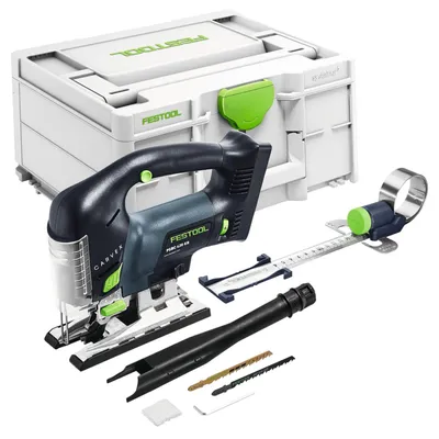 Obrázok produktu pre Festool PSBC 420 EB-Basic akumulátorová priamočiarová píla 18 V 120 mm ( 576530 ) bezkefová + Systainer – bez akumulátora, bez nabíjačky
