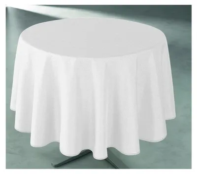 Image de Nappe (0) 160cm Tissage Blanc - Access Deco
