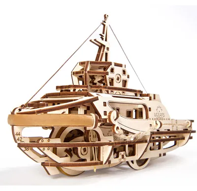 Produktbild von UGEARS 3D Puzzle Tugboat 169 Teile