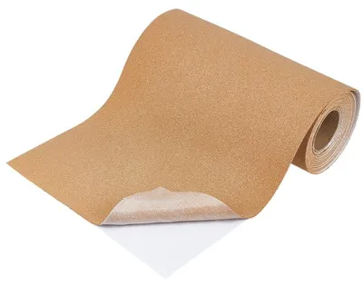Zdjęcie produktu dla Korka rolka 300x40 cm - samoprzylepna - naturalna korek - tablica korkowa - do rękodzieła i majsterkowania - grubość 3,5 mm - łatwa do cięcia