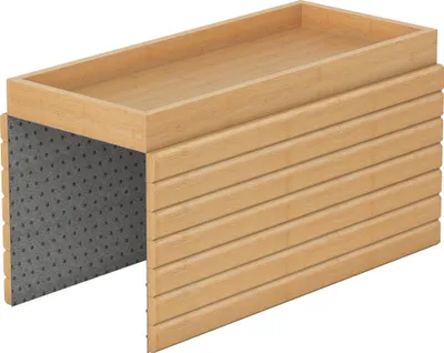 Produktbild von Armlehnen-Tablett für Sofas, für Getränke, Snacks, Fernbedienung, Bambusholz