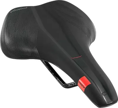 Produktbild von Prologo Akero AGX 150 mm schwarz - komfortabler Gravel- und Touring-Sattel