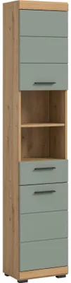 Produktbild von Hochschrank Scout | mit Schubkasten | Salbei / Artisan Eiche