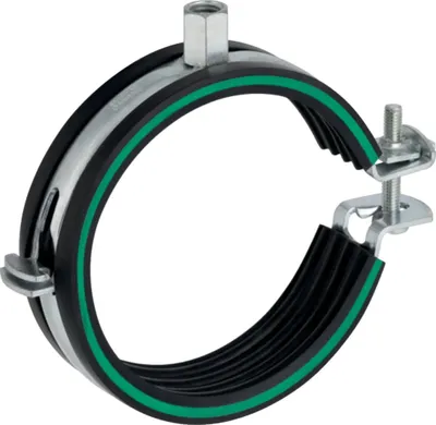 Produktbild von Geberit GE Silent-PP Rohrschelle gedämmt, d 90 mm, M8/10, 1 Stk.