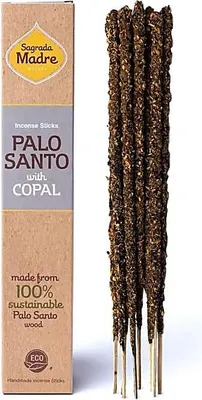 Produktbild von Sagrada Madre Palo Santo Weihrauch mit Copal – 3er-Set – ±30 g