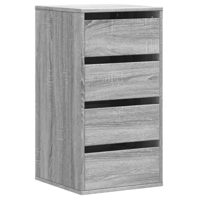 Immagine prodotto di Cassettiera Angolare Grigio Sonoma 40x41x76cm Legno Multistrato