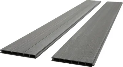 Produktbild von WPC Ersatzpaneel für Sichtschutzzaun Sichtschutz V2 grau,  H 170 cm