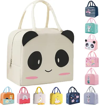 Immagine prodotto di Borsa termica pieghevole e impermeabile, da 5 litri, ideale per la scuola e i picnic