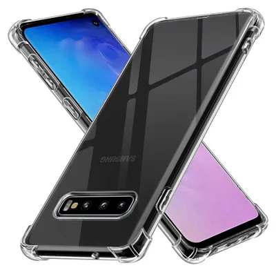 Obrázok produktu pre Techsuit Shockproof Clear Silicone – puzdro na Samsung Galaxy S10 – priehľadný