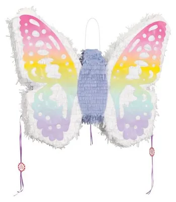 Produktbild von Schmetterling Pinata weiß pastell