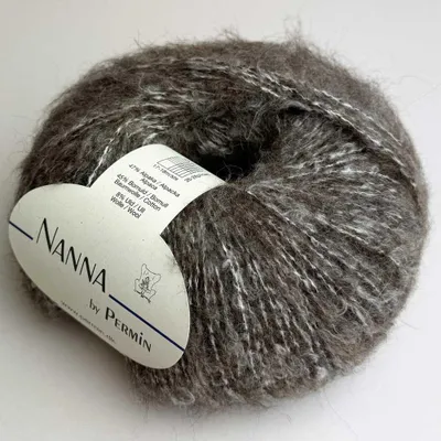 Productafbeelding van Nanna van Permin – Garen in natuurlijke kleuren (Alpaca, katoen, merinowol) (11 chocoladebruin)
