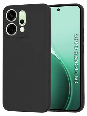 Zdjęcie produktu dla Techsuit – silikonowe etui SoftFlex do Oppo Reno14 – czarne