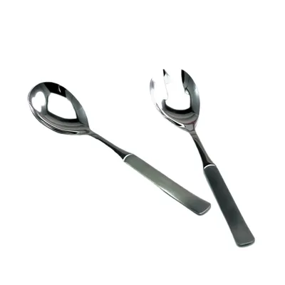 Image de SSW Pearl Ensemble de couverts à salade, acier inoxydable, 2 pièces