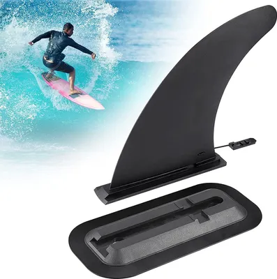 Produktbild von 9 Zoll abnehmbarer Universal-Paddel-Surf-Kiel , abnehmbarer Stand Up Paddel Surf-Kiel Ersatz Ersatz Nylon