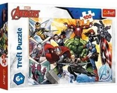Obrázok produktu pre Trefl Sila Avengers skladačka 100 ks Kreslené filmy