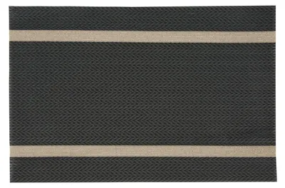 Zdjęcie produktu dla Podkładka na stół ELLA 30x45 cm czarna komplet 6 sztuk