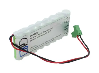 Produktbild von Akku für Türsteuerung NiMH 9,6V 900mAh passend für Dorma ATD007