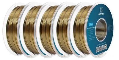 Image de Filament pour imprimante 3D, PLA, écologique, noir doré