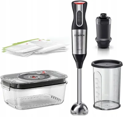 Zdjęcie produktu dla Blender ręczny BOSCH Ergomixx MS6CM61V2 1000W turbo pakowanie próżniowe