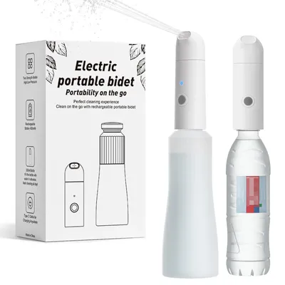 Tragbares Reise-Bidet, elektrischer Bidet-Sprüher 350 ml, IPX7 wasserdicht