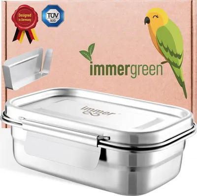 Zdjęcie produktu dla Lunchbox ze stali nierdzewnej „EasyLock” 800 ml – wytrzymały i wolny od plastiku lunchbox