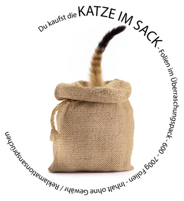Produktbild von Plottermarie Plotterfolien Überraschung "Katz im Sack" - verschiedene Plotterfolien für Textildruck, Basteln, DIY & kreative Projekte