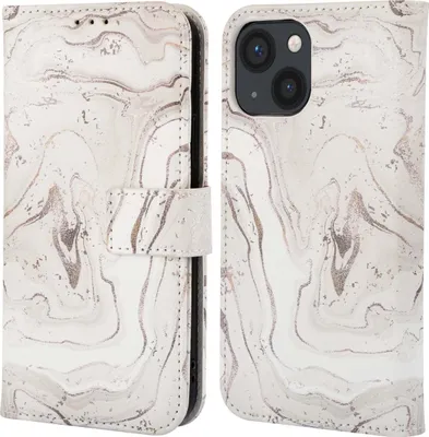 Zdjęcie produktu dla imoshion Design Bookcase voor de Apple iPhone 13 - Sandy Marble