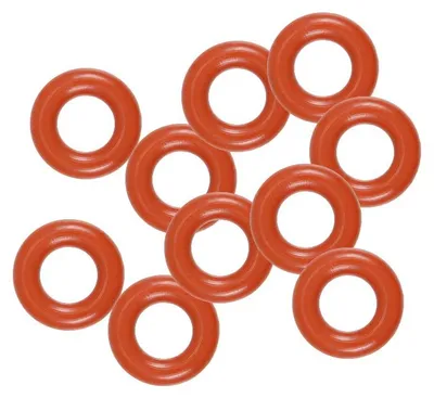 O-Ring Silikon 6x3x1,5 mm VMQ rot 10er-Pack