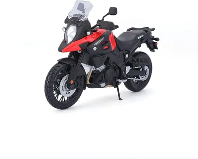 Produktbild von Maisto 20-19130 -  Modellmotorrad - Suzuki V-Strom (schwarz-rot, Maßstab 1:12)