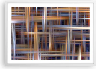 Produktbild von Gerahmtes Poster - Weißer Rahmen - Abstraktion modern - 70x50 cm - Wand Bild - Wanddeko - Wandbilder - Kunstposter - Wandposter - Bilderrahmen - Bilder - Kunstdruck - Wandbild - P2WAA70x50-3430