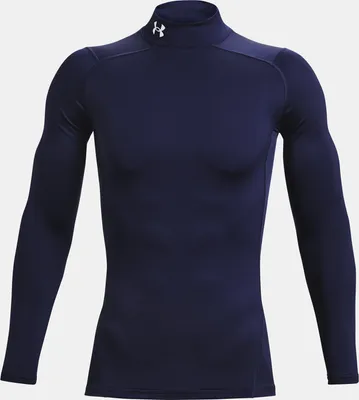 Produktbild von Under Armour Cg Armor Comp Mock-Nvy T-Shirt 1366072-410__XS
