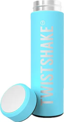 Produktbild von Twistshake Hot or Cold, 0,42 l, Blau, Silikon, Edelstahl, 10 h, 10 h, Tägliche Verwendung