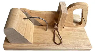 Produktbild von Wurstschneidemaschine, Edelstahlklinge, Tischdesign, Logfarbe