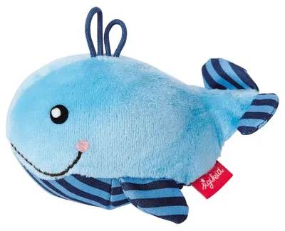 Produktbild von sigikid Rassel Wal, blau