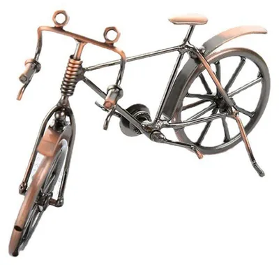 Imagen del producto de Miniatura de bicicleta de metal para decoración de oficina y hogar