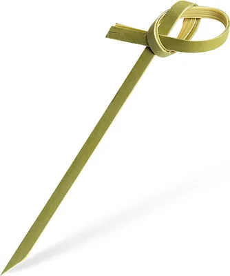 Produktbild von 400x Fingerfood Spieße "Knoten" aus Bambus 6cm
