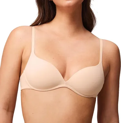 Productafbeelding van Draadloze push-up beha voor dames in beige, maat 80AA