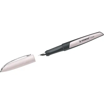 Produktbild von STABILO Flow Modern Office, Rose, Kartuschenfüllsystem, Edelstahl, Medium, 23 mm, 155 mm
